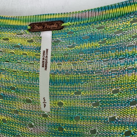 FREE PEOPLE Small Into The Night Longline Tunic Cardigan Sweater - Picture 5 of 9